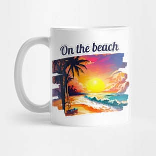On the beach Mug